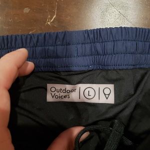 Outdoor Voices Mens Shorts Large
